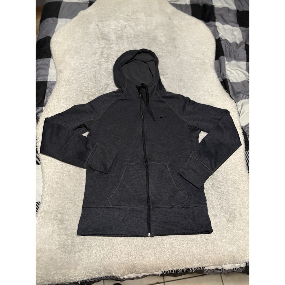 Nike Therma Fit All Time Knockout Full Zip Training Hoodie Size Medium Gray